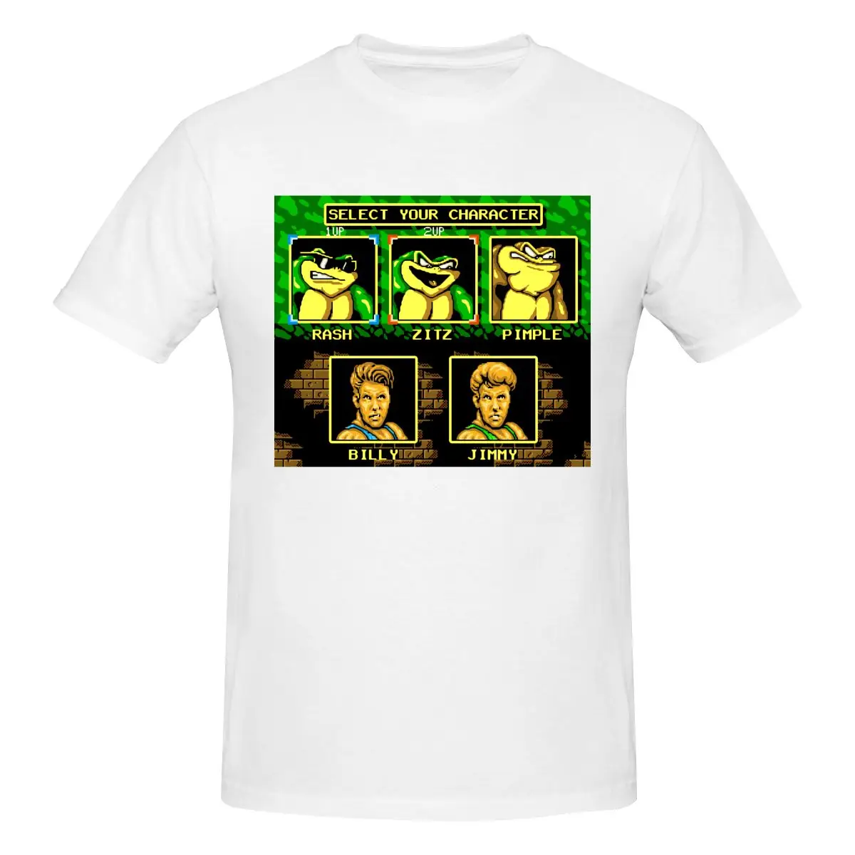 Battletoads Double Dragon Character Game Shirt T-shirt Tee Rare Design Fashion High Quality