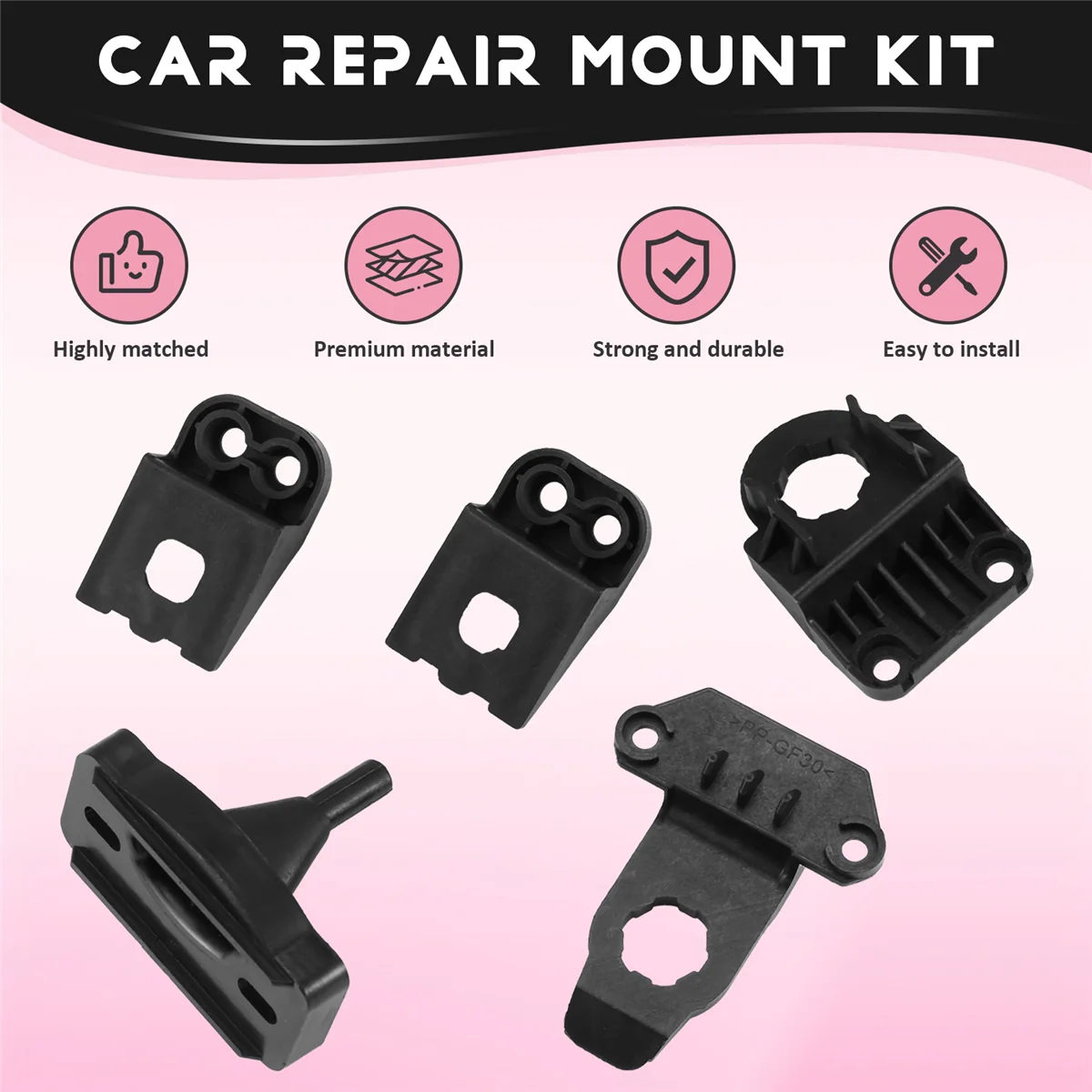 

ABQA-Наборы крепежных кронштейнов для ремонта передних боковых фар 63119477976 для BMW 5 серии X5 X6 G05 G06 2018-2021, фиксированный кронштейн с когтями