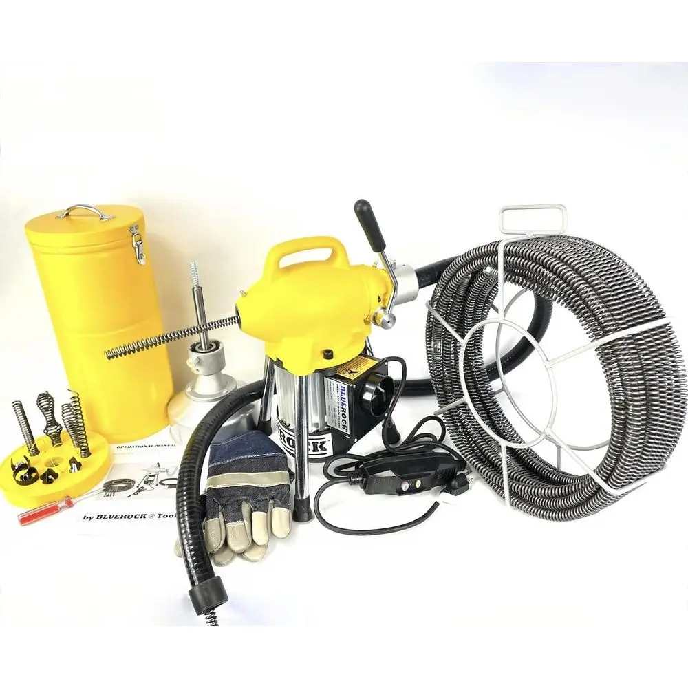 

Sectional Pipe Drain Cleaner, 3/4 - 4 Diameter, High-Performance C8 Engine