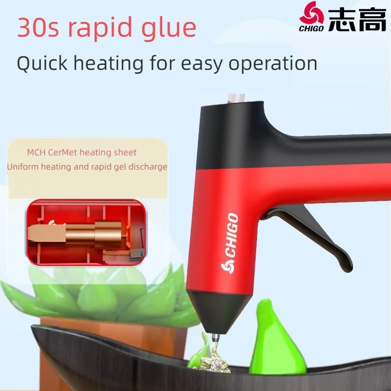 Deli-Wireless Hot Melt Glue Gun, Mini Rechargeable Glue Tool, 7mm Glue Stick, Home Hand DIY, 3.7V, 15W