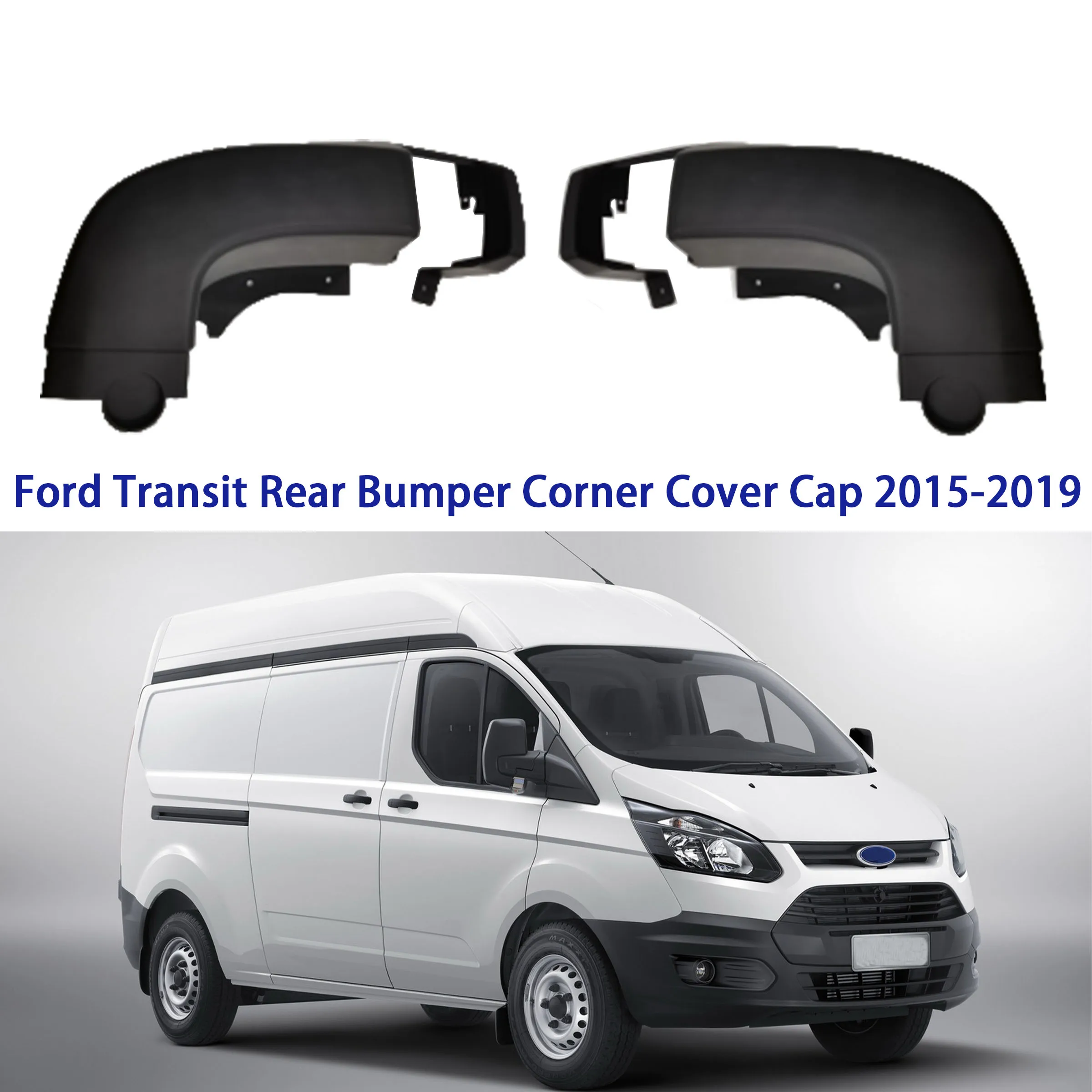 For Ford Transit Connect 2015 2016 2017 2018 2019 Left Right Rear Bumper Corner End Cap Cover