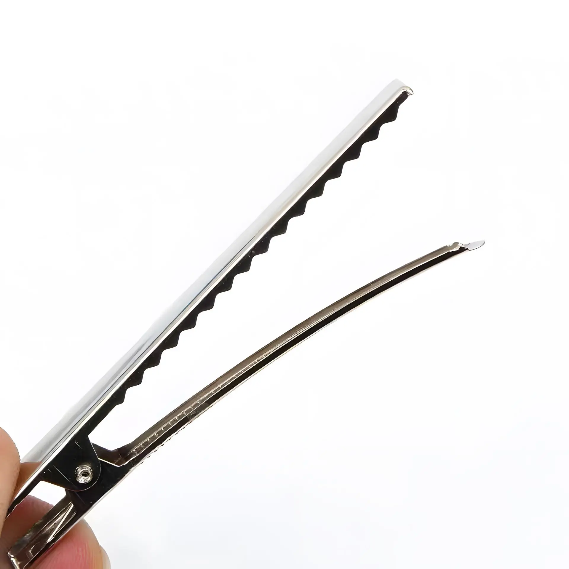 20-50 Stück Metall-Haarklammern mit Einzelzinken, flache Entenschnabelklammern mit Zähnen für DIY-Bastelarbeiten, Kopfbedeckungen und Haaraccessoires – Detail 6