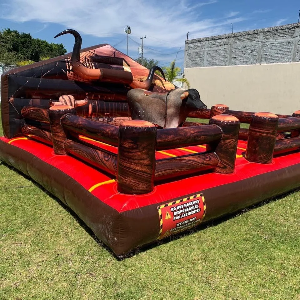 Outdoor Adult  Inflatable Mechanical Bull Rodeo Ride Entertainment Equipment for Amusement Park Party Event