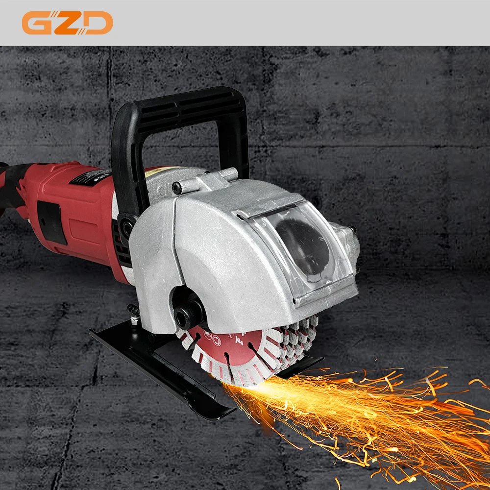 

Concrete Wall Grooving 220V Electric Handheld Wall Chaser Tool Wall Concrete Cutter