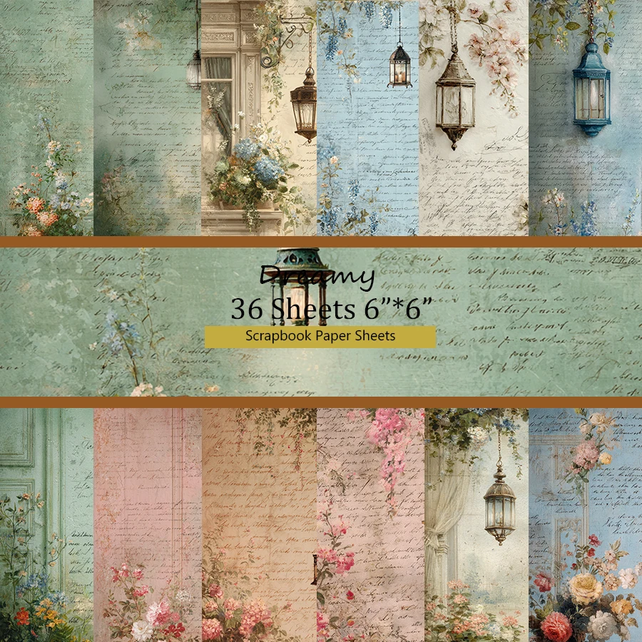 36 Sheets Scrapbooking Paper 6