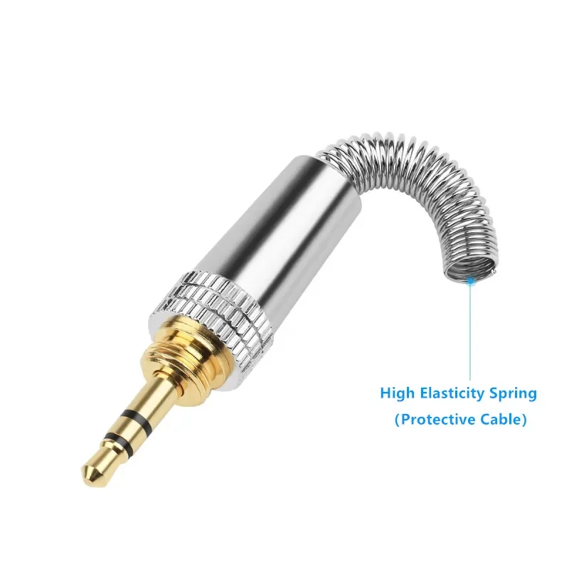 Adaptador de Audio para micrófono, convertidor de 6, 3 a 3, 5, macho de 6,35mm a hembra de 3,5mm, conector auxiliar estéreo chapado en oro, conectores para auriculares