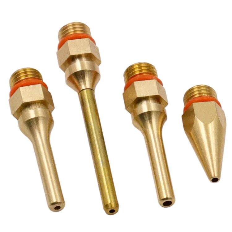 Melt Adhesive Gun Glue Gun Head Mouth Copper Nozzle Tool 2.0x70mm 3.0x50mm 2.0x50mm 2.0x34mm Welding Nozzles Soldering Supplies