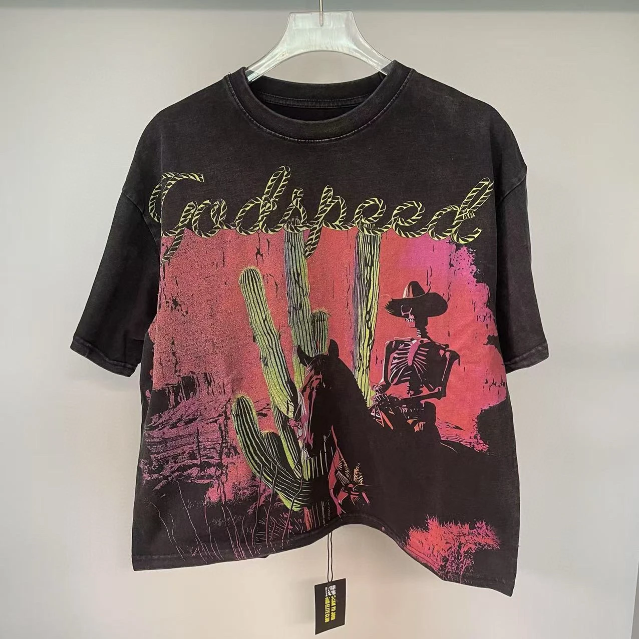 

Ретро-футболка Distred ort Sve T-irt American 2025 Cross-Border INS ex GODSPEED Limited Edition с белыми чернилами Direct S...