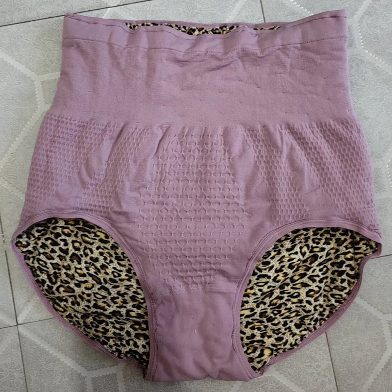 Handmake Cotton Blended Briefs High Waist Panties Sleek Proof Thick Big Puffy Soft And Comfortable Couple Underpants