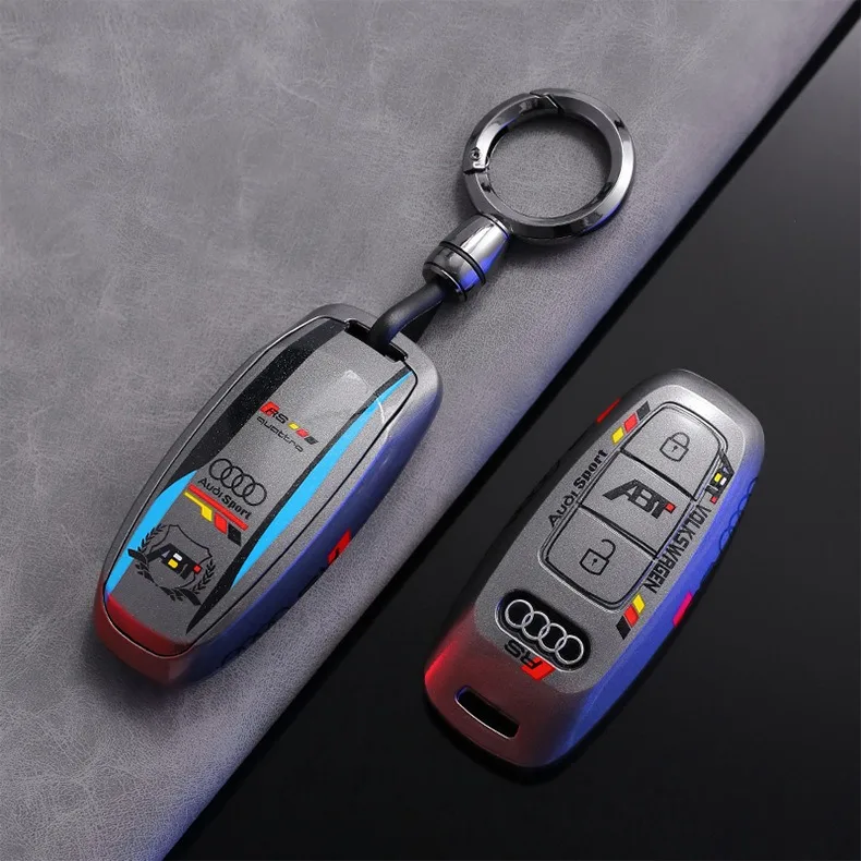 

TPU Car Remote Key Case Cover Shell For Audi A3 A4 B9 A6 A7 4K A8 C8 E-tron Q5 Q8 D5 SQ8 Keyless Protection Fob Auto Accessories