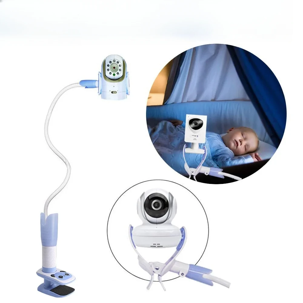 

Home Safety Baby Monitor Holder Camera Stand with Fixing Magic Belts 360 Degree Rotation Aluminum alloy Arm 95cm/105cm