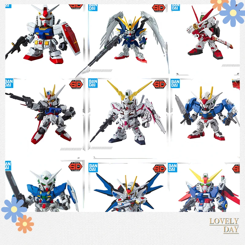Bandai SD GUNDAM modelo de ensamblaje SDEX Freedom AERIAL Zero personalizado MSN-04 V UNICORNRX-0 Barbatos Sinanju Deathscythe GUNDAM
