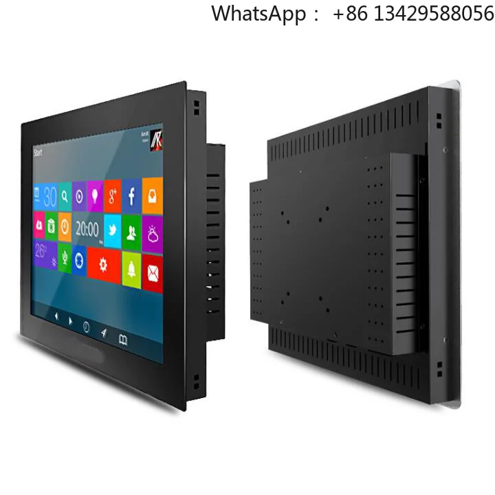 Rugged Dustproof High Bright 17 Inch LCD Resistive Touch Computer Monitor Touchscreen Display for Kiosk Smart Locker Solution