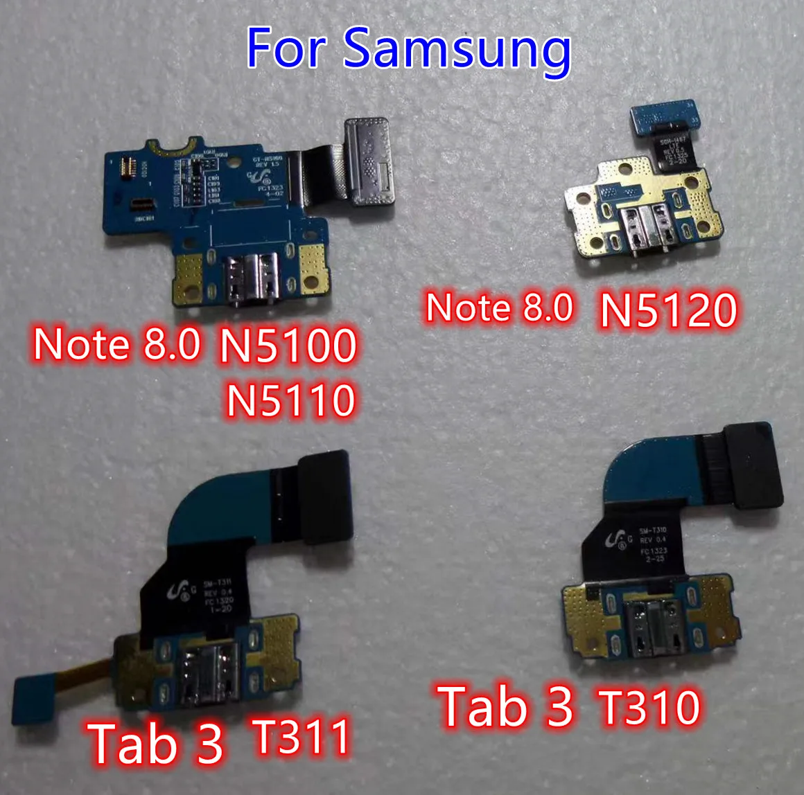 

For Samsung Galaxy Tab 3 8.0 T310 T311 N5100 N5110 N5120Note 8.0 Dock jack socket Connector Charger USB Charging Port Flex Cable