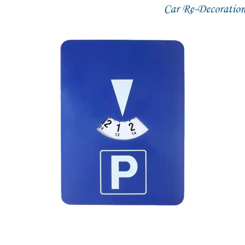 

R58D Blue Digital Parking Timer 24 -часовой дисплей времени, пластик, таймер электронный парковочный знак таймер Timer Card