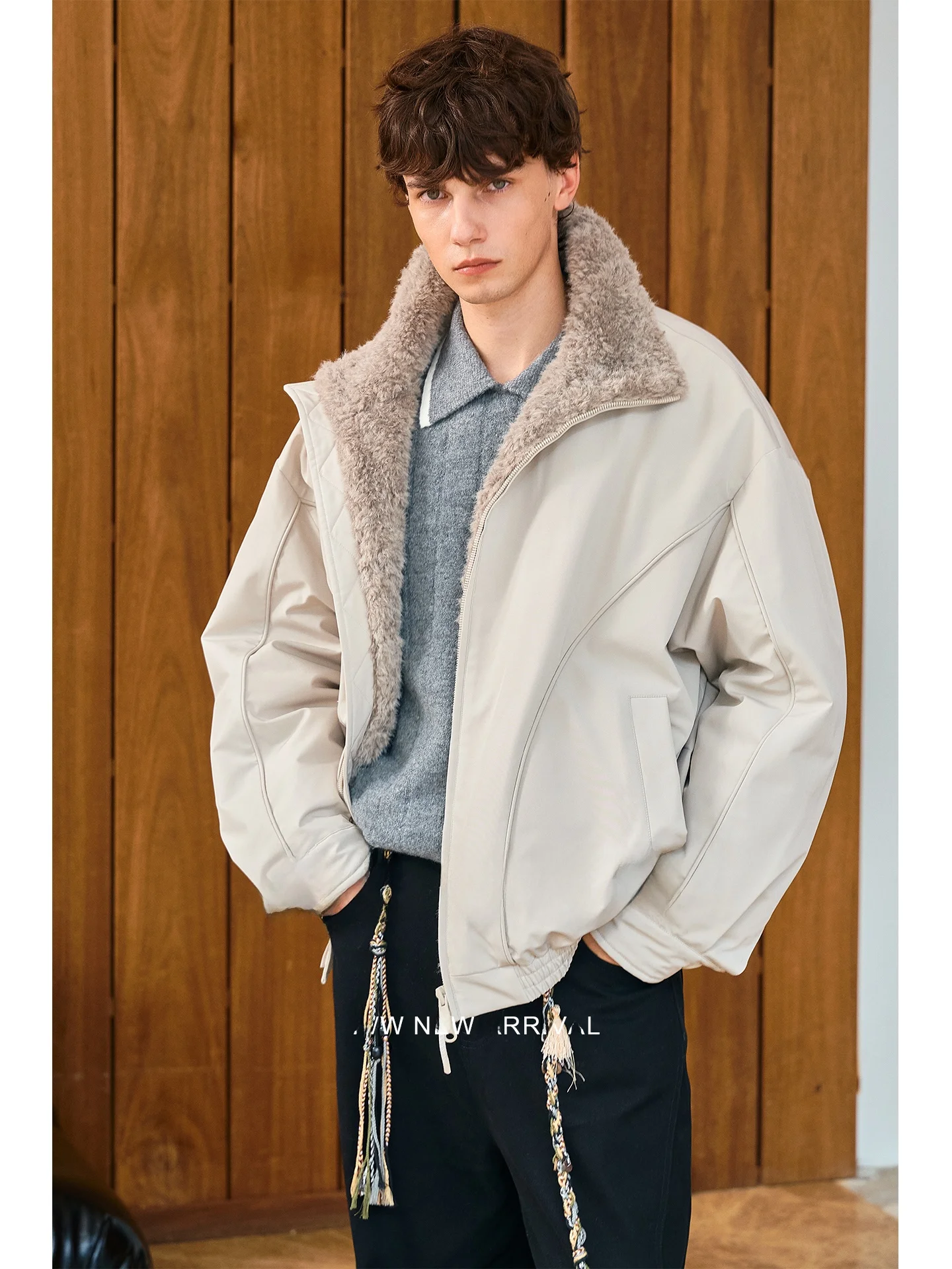 

Men's Thiened Stand Collar down Jaet Autumn Winter Warm Casual Sle Polyester Fiber Zipper Closure Long Sve ort Coat