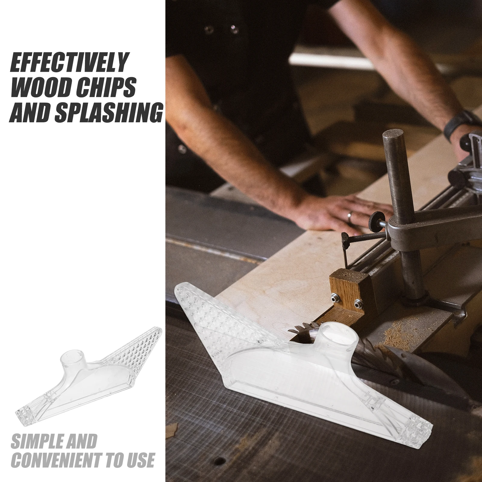 

Table Saw Dust Cover Protective Sewing Machine Woodcrack Panel Woodworking Plastic Vise