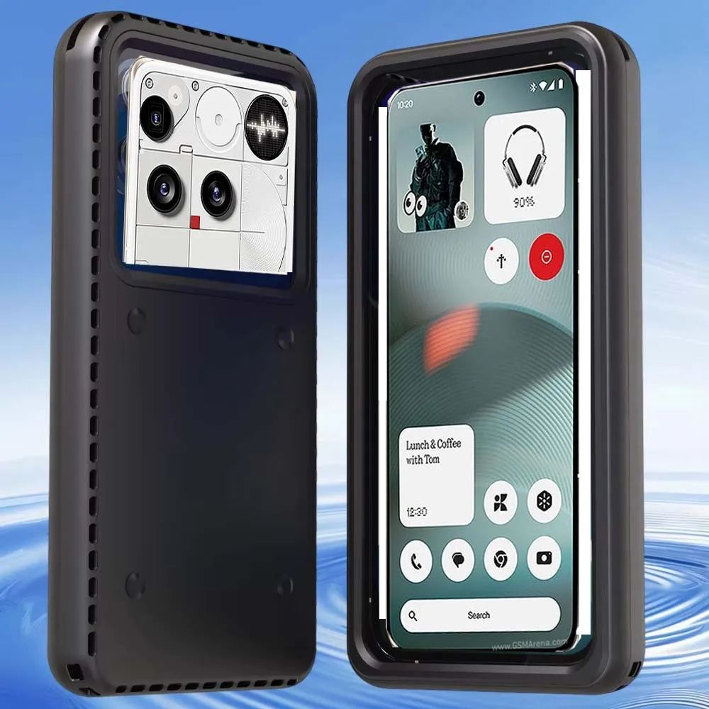 

for Nothing Phone (3) Waterproof Phone Pouch Shockproof Bumper Snowproof Dustproof Full Coverage