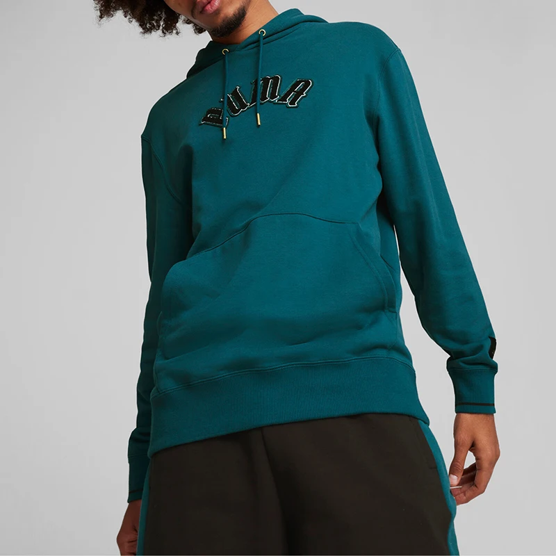 

Puma натуральная осенняя новая мужская вязаная повседневная спортивная толстовка с принтом в стиле ретро 628975-22