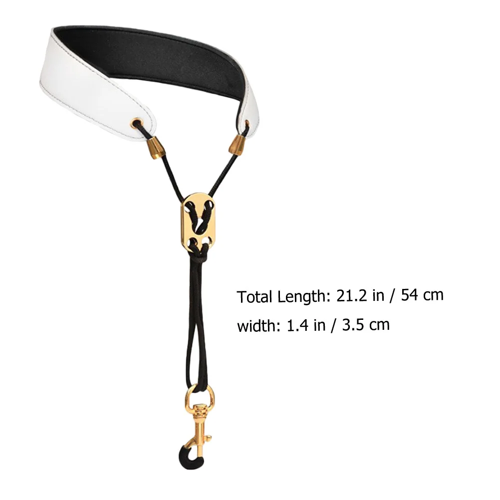 حزام رقبة ساكسفون قابل للتعديل تينور ألتو سوبرانو متين ومريح وخفيف الوزن وسهل الاستخدام وحبل عملي