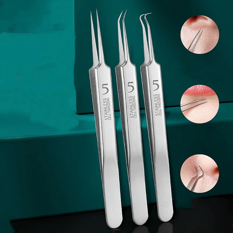 المضادة للتجاعيد رفع اليشم الأسطوانة وحب الشباب مجموعة إبرة العناية بالبشرة مدلك الوجه الضغط الرؤوس السوداء أدوات مساعدة #4