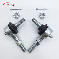 1Pair M10 Left & Right Steering Tie Rod Ends WIth Zen Grease Fitting Fit For Yamaha Banshee WARRIOR YFM Raptor 250 350 400 ATV