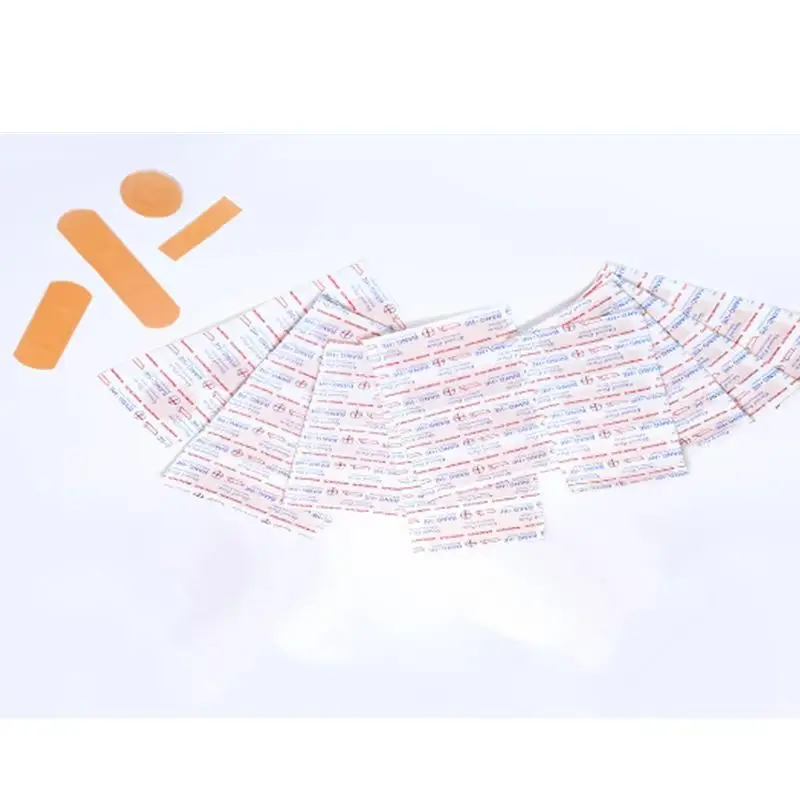 

100 шт./компл., полоски для оказания первой помощи, круглая полоска, клейкая повязка в форме раны, пластырь, пластырь, аварийная перевязочная лента