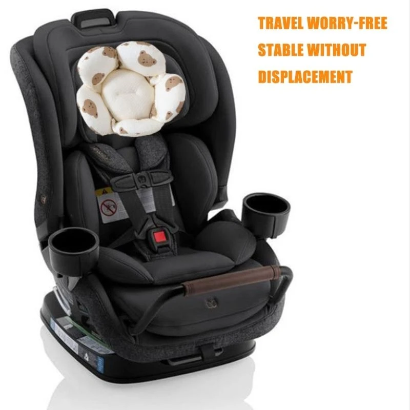 幼児ヘッドサポートクッションカーヘッドレストは、車の乗車中に0〜2歳の赤ちゃんにフルヘッド保護を提供します
