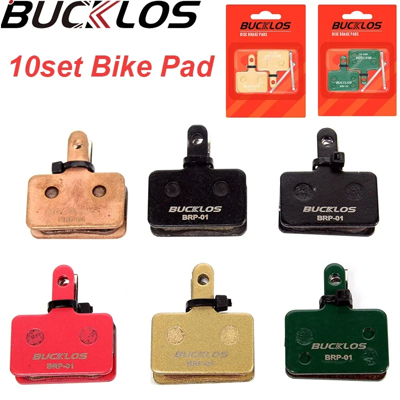 

BUCKLOS 10Pair Bike Pad for B01S B03S Resin Metal Ceramic Bicycle Brake Pad for Shimano MT200 M315 M525 M475 M495 M355 4 Pair