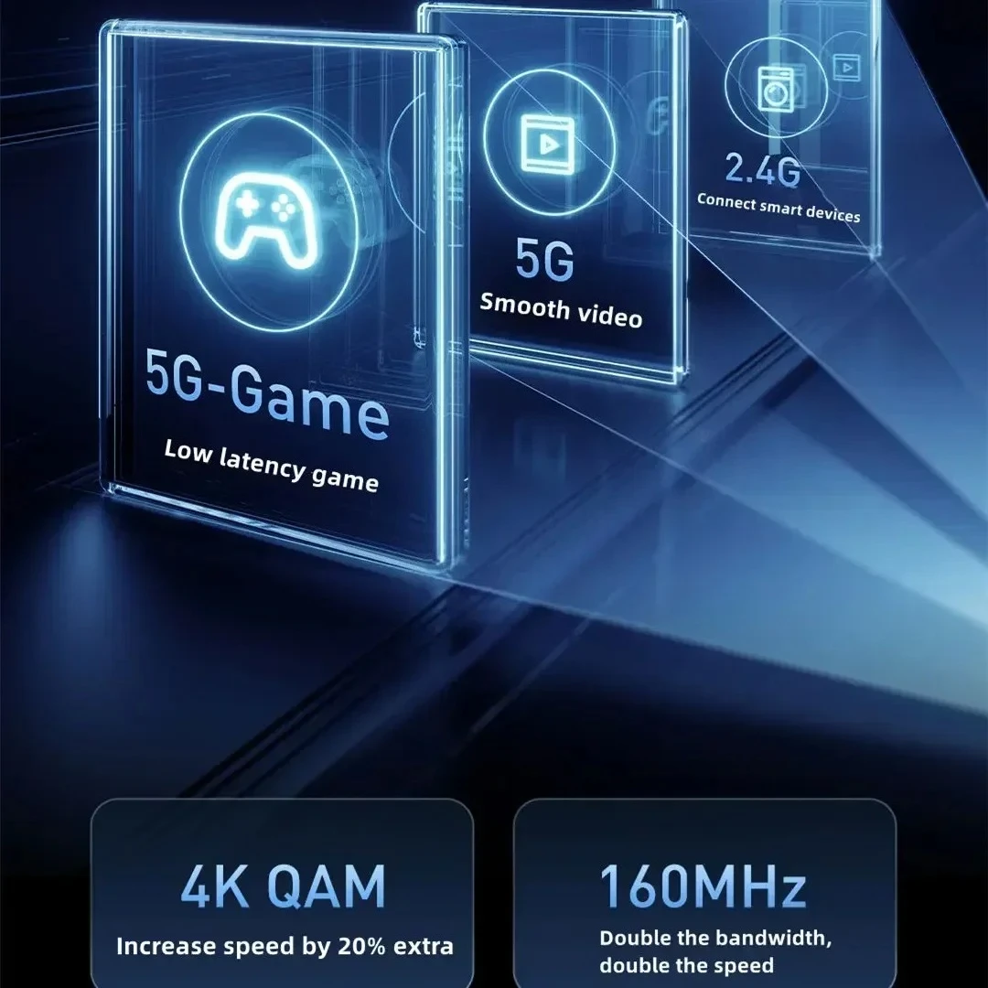 Xiaomi Mi Router BE7000 7000 ثلاثي الموجات واي فاي مكرر VPN 1GB شبكة USB 3.0 IPTV 4X2.5G منافذ إيثرنت مودم مكبر صوت أحادي