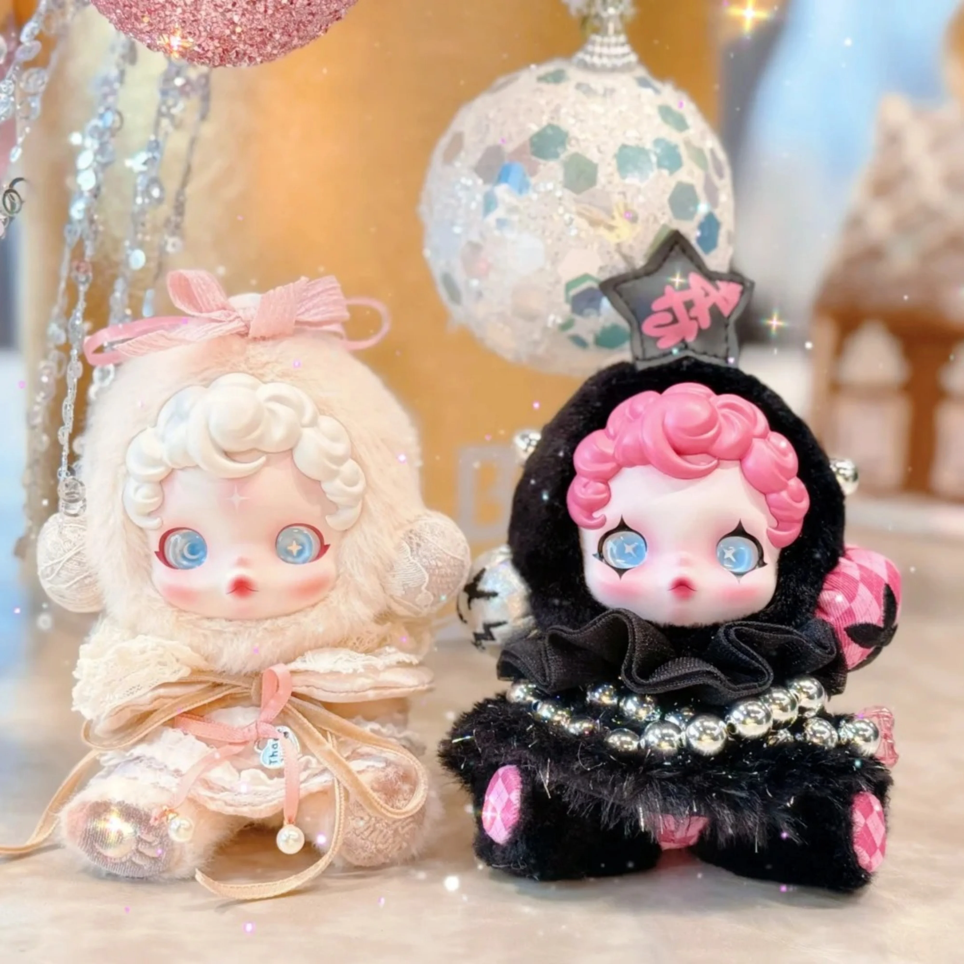 Quality Skullpanda Soft And Tough Series 1:1 Winter Movement Wishful Symphony Kawaii Doll Keychain Cute Ornament Toy Replica Gif