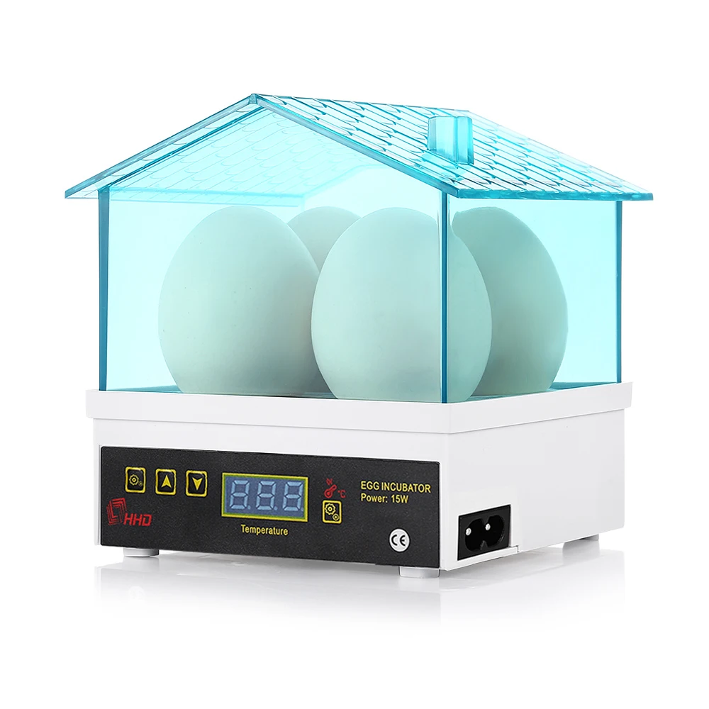 4 Eggs Mini Incubator Chicken, Duck, Turtle and Bird Eggs Small Incubator Household Automatic Constant Temperature Incubation