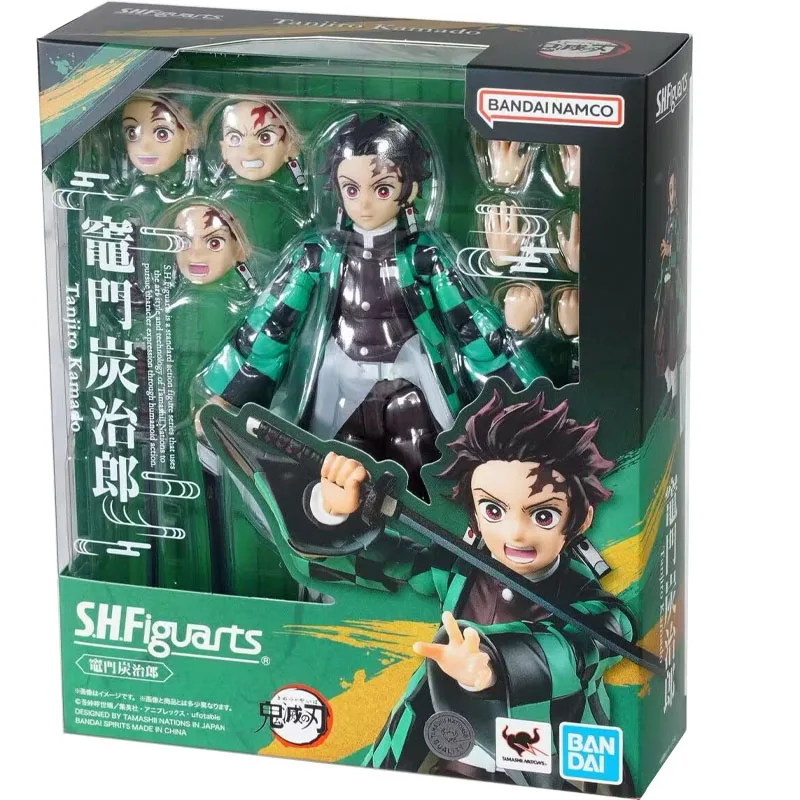 

Bandai 15 см SH Figuarts Tanjiro Kamado Demon Slayer: Kanjiro Kamado Можно использовать фигурки для коллекционных подарков