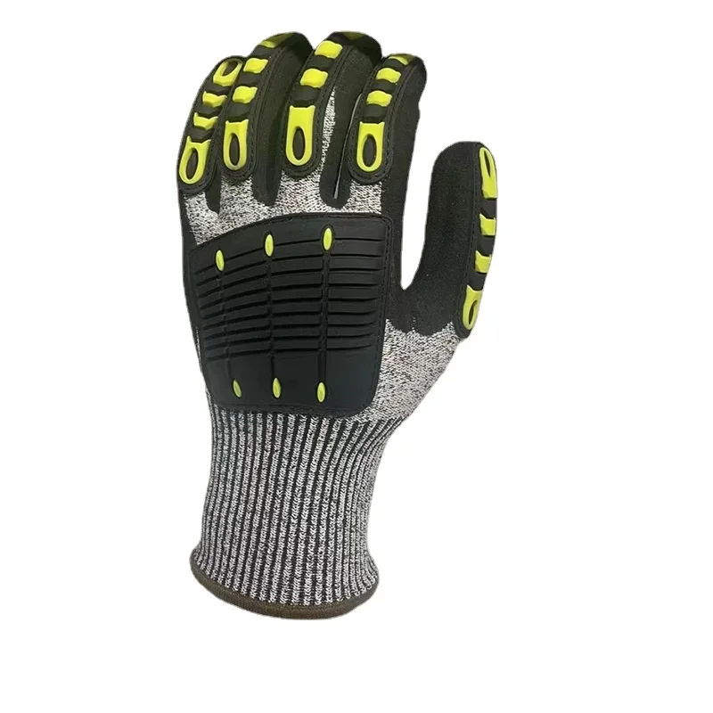 Mechanical TPR Anti Cutting Gloves Anti-vibration Anti-smashing Anti-collision Gloves Outdoor Cycling Rescue Safety Gloves