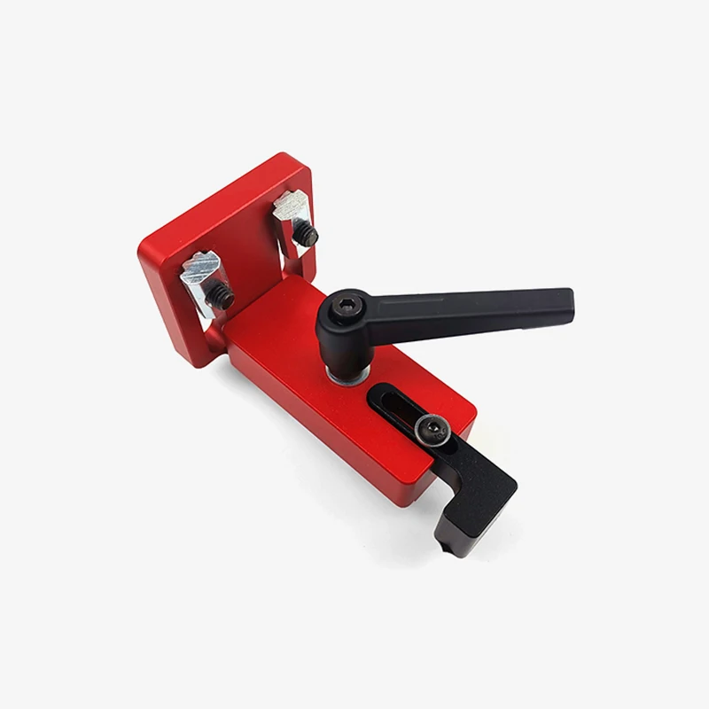 Woodworking T Slot Stopper Alloy Miter Track Stop Block Saw Table Sliding Brackets Chute Limiter Miter Gauge Fence Connector