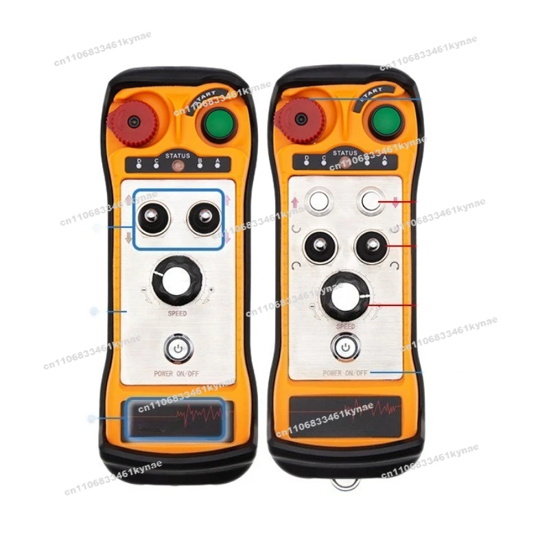 Multi-function for Wire Saw Frequency Control Roller Frame Hoist Industrial Wireless Remote Control Welding Machine Simulation