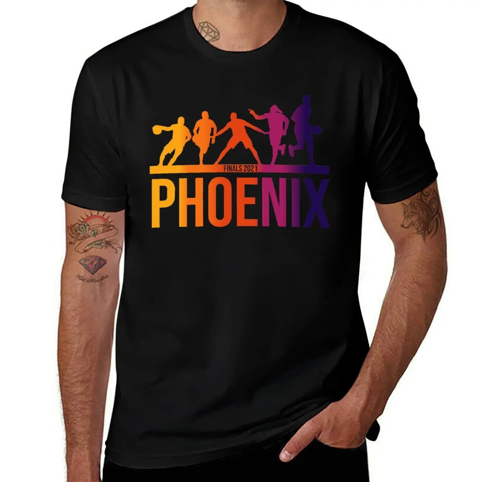 Phoenix Starting 5 Lineup T-Shirt Holiday Simple Tee Shirt