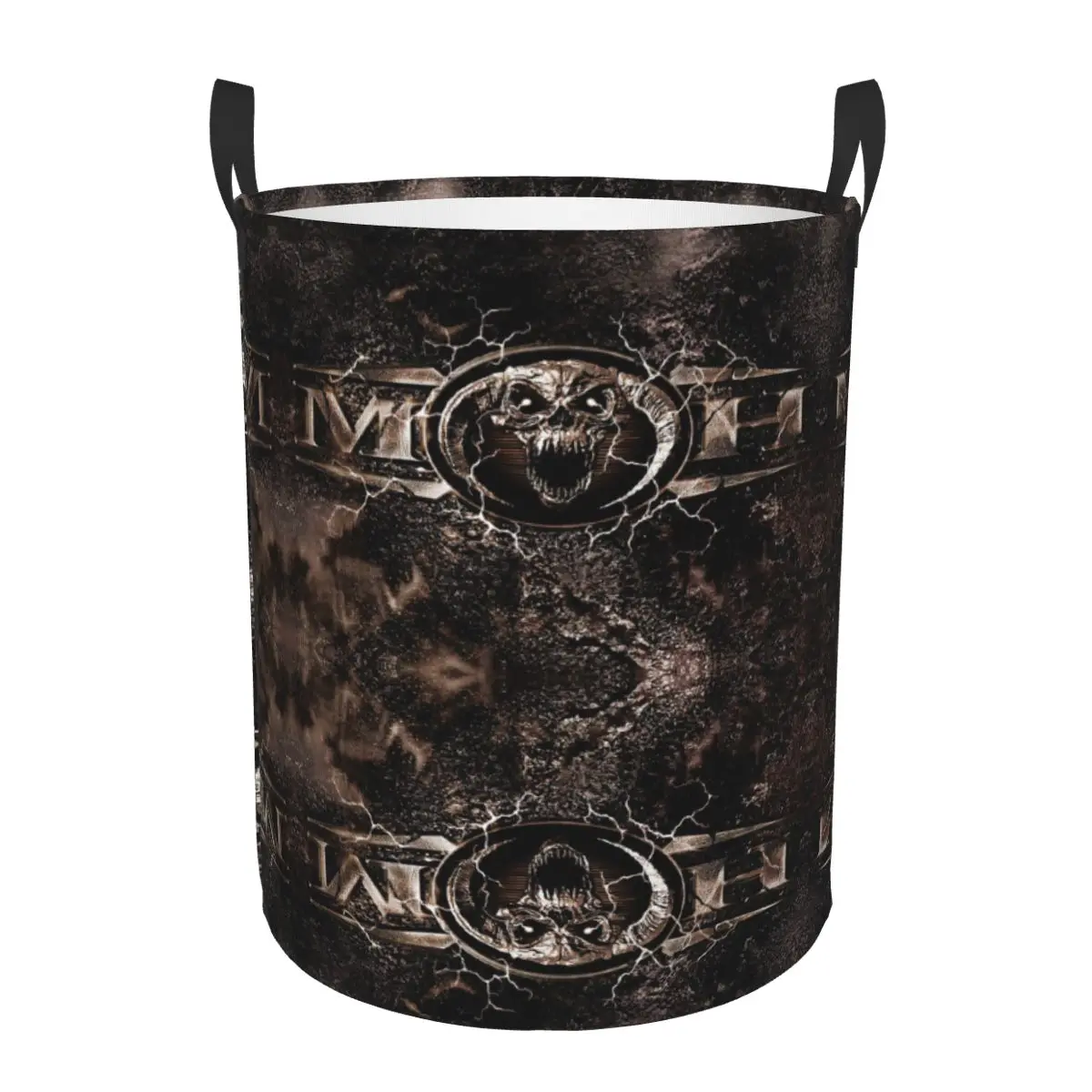 Custom H-Hardcores Music Festival Laundry Hamper Large Clothes Storage Basket Toys Bin Organizer for Kids