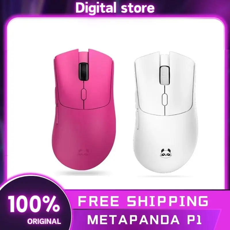 Metapanda P1 PRO MAX Wireless Gamer Mouse P1 Ultra 3 Mode 2.4G Bluetooth Mouse PAW3395 26000DPI Office Esport Gaming Mice Gifts