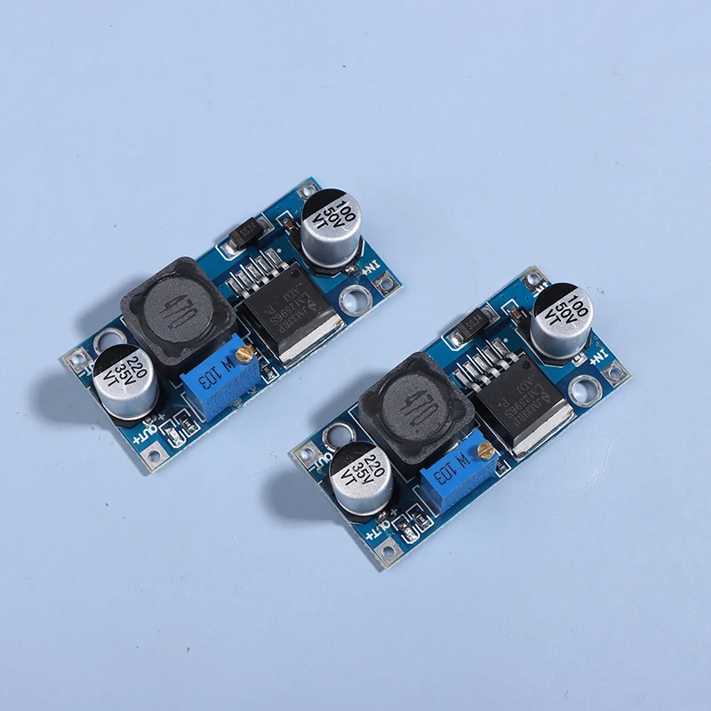 Convertidor reductor LM2596S de CC a CC, regulador de voltaje de alta eficiencia, 3,0-40V a 1,5-35V, ajustable, 1 unidad