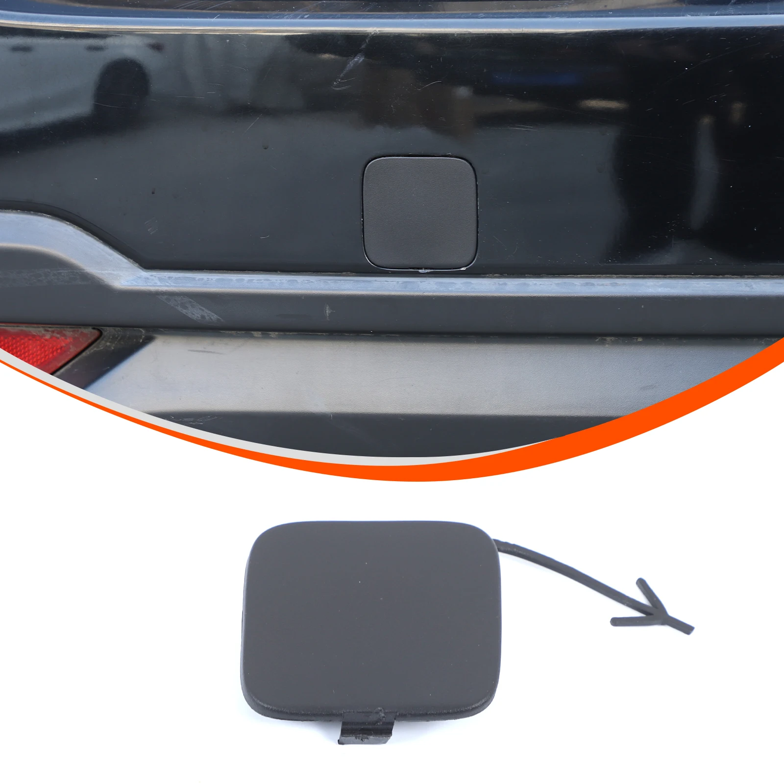 

ABS Tow Hook Rear Bumper Trailer Cover For 2013-2018 Subaru Forester Exterior Accessories