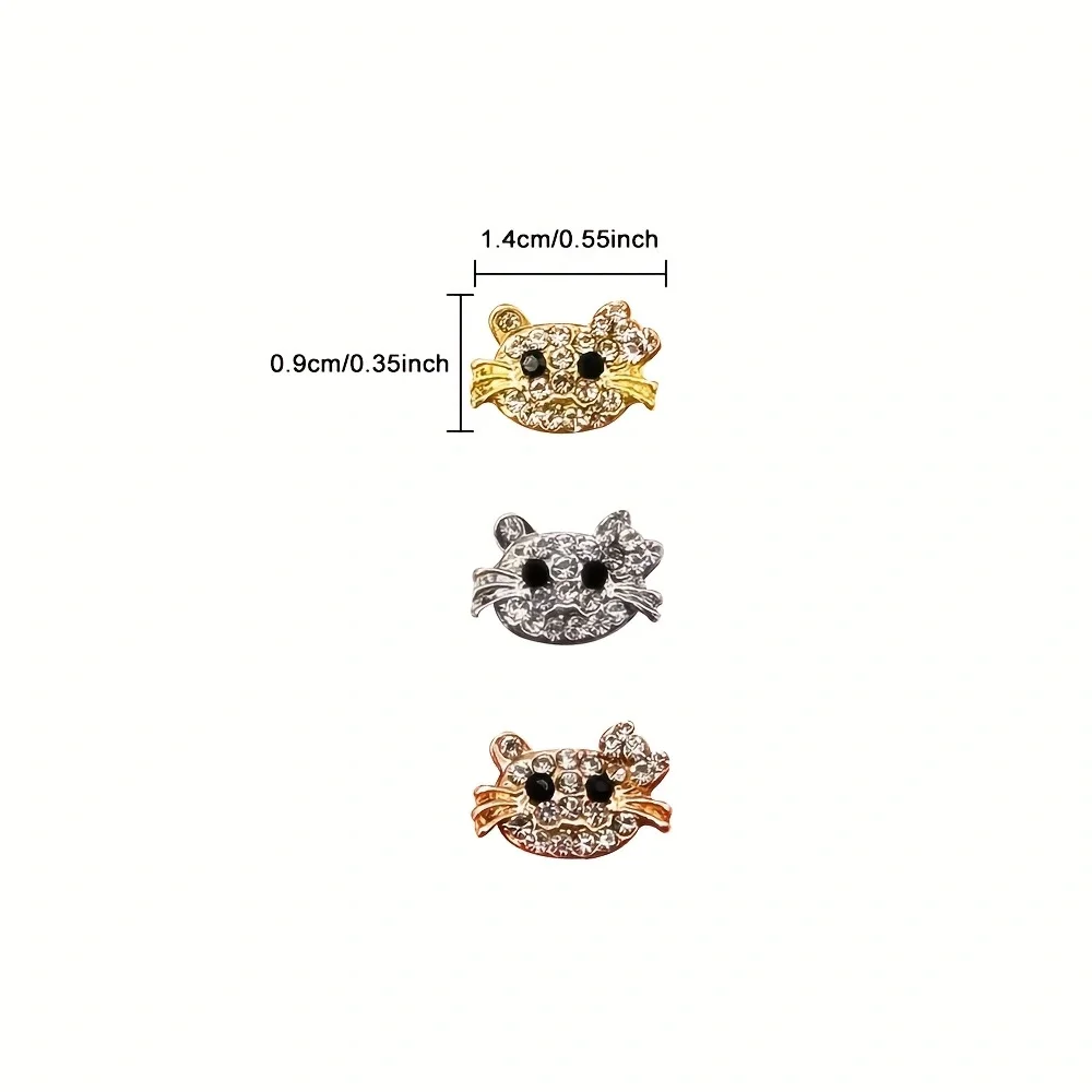 1 Piece of Fashionable Cat Face Element Design Smart Watch Accessory, Suitable for Decorating Multiple Smart Watch Straps