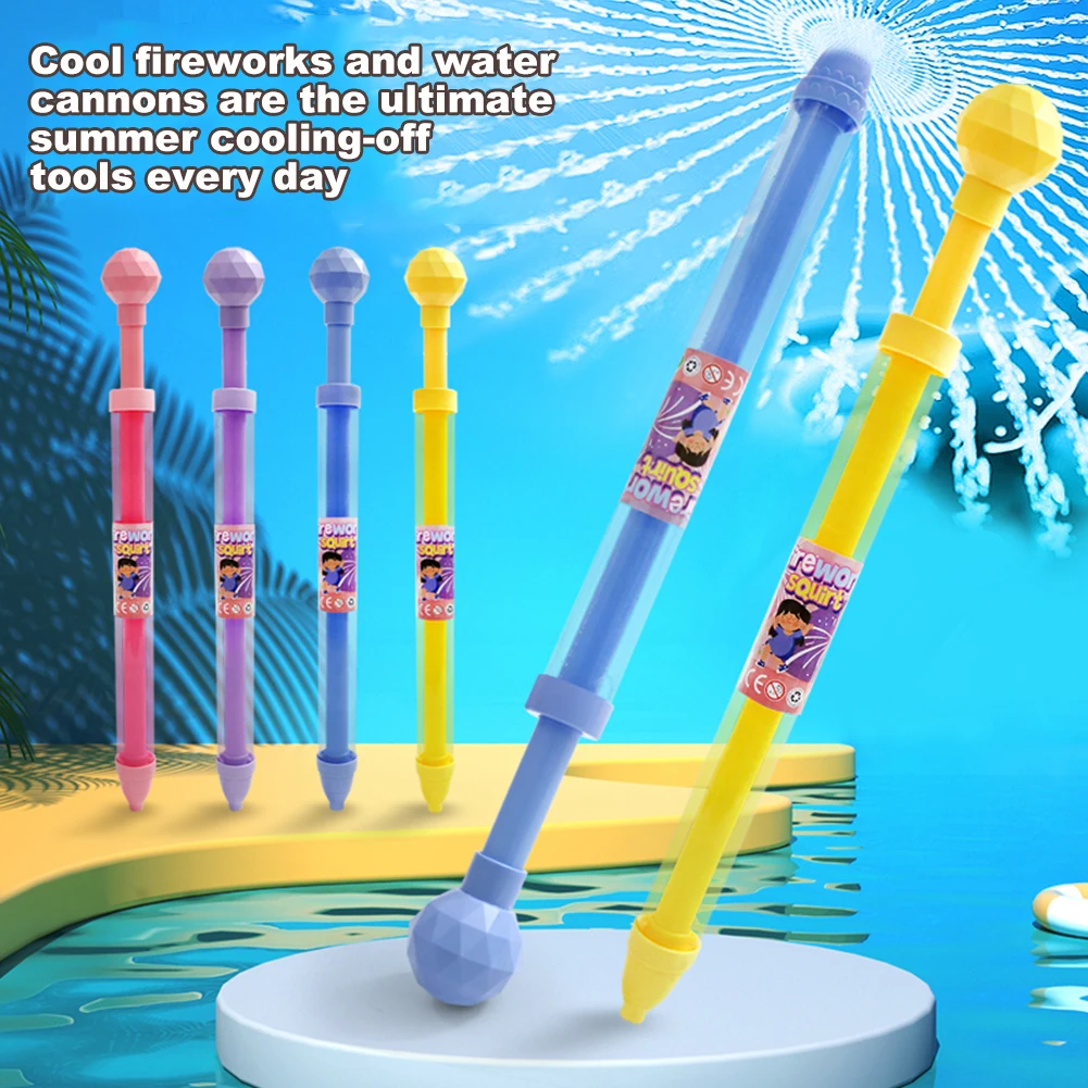 Pistola de água de fogo de artifício durável para crianças blaster de água resistente verão ao ar livre brinquedo de luta de água grande capacidade de água