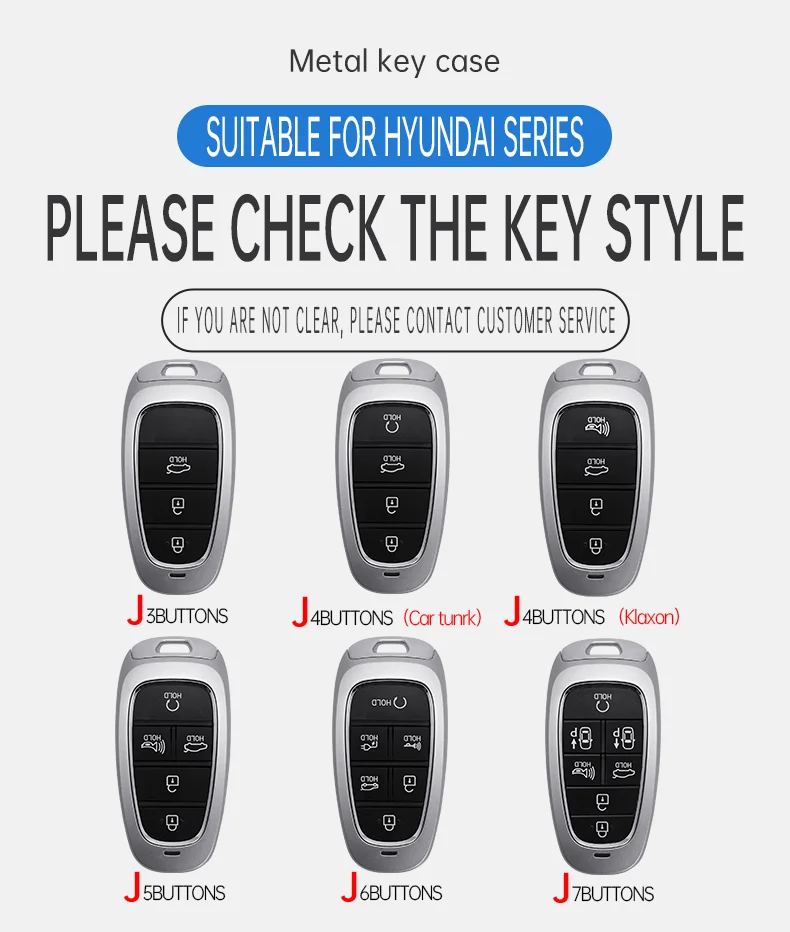 Zinc Alloy Leather Full Cover Car Key Case for Hyundai Sonata Sel Ev 6 Ev 8 IONIQ 5 Nexo DN8 Fe Tucson Sonata Staria NX4 Ioniq view 3