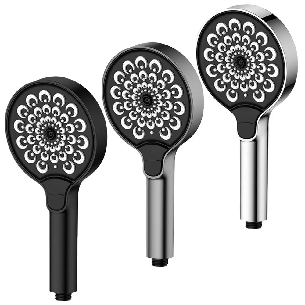 

3 режима, регулируемая насадка для душа, ручной распылитель для душа высокого давления, многофункциональный распылитель для душа 13 см, большая панель, водосберегающий спринклер