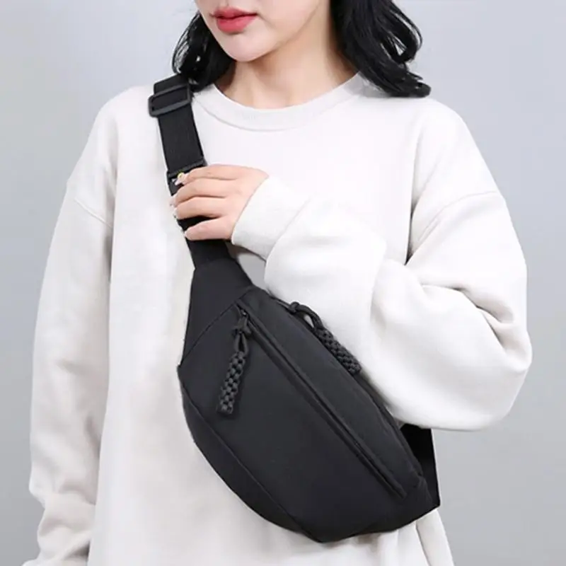 

340F Unisex Waist Bag with Adjustable Strap Belt Bag Small Crossbody Bag for Outdoor