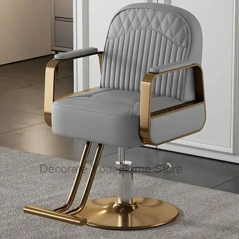

Recliner Barber Chairs Esthetician Swivel Rolling Hairdressing Stool Chair Manicure Ergonomic Silla De Barberia Salon Furniture