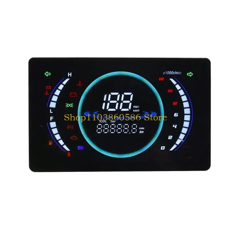 

242a High Perpise Led Digital Motorcycle Dashboard Speed RPM Индикатор передач 199 км/ч