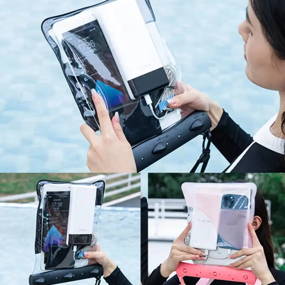 

Touchable Screen Swimming Waterproof Bag IPX8 Waterproof PVC Mobile Phone Waterproof Bag Floating Underwater