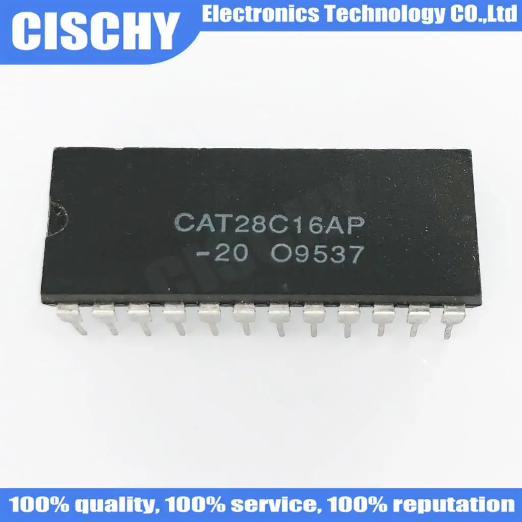 1pcs/lot CAT28C16AP-20 CAT28C16API-20 28C16 DIP-24  original IC In stock